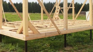 Сарай на винтовых сваях или хозблок на сваях Искитим цена от 2586 руб. / шт.