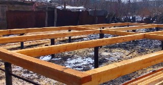 Пол на винтовых сваях Искитим цена от 15833 руб.